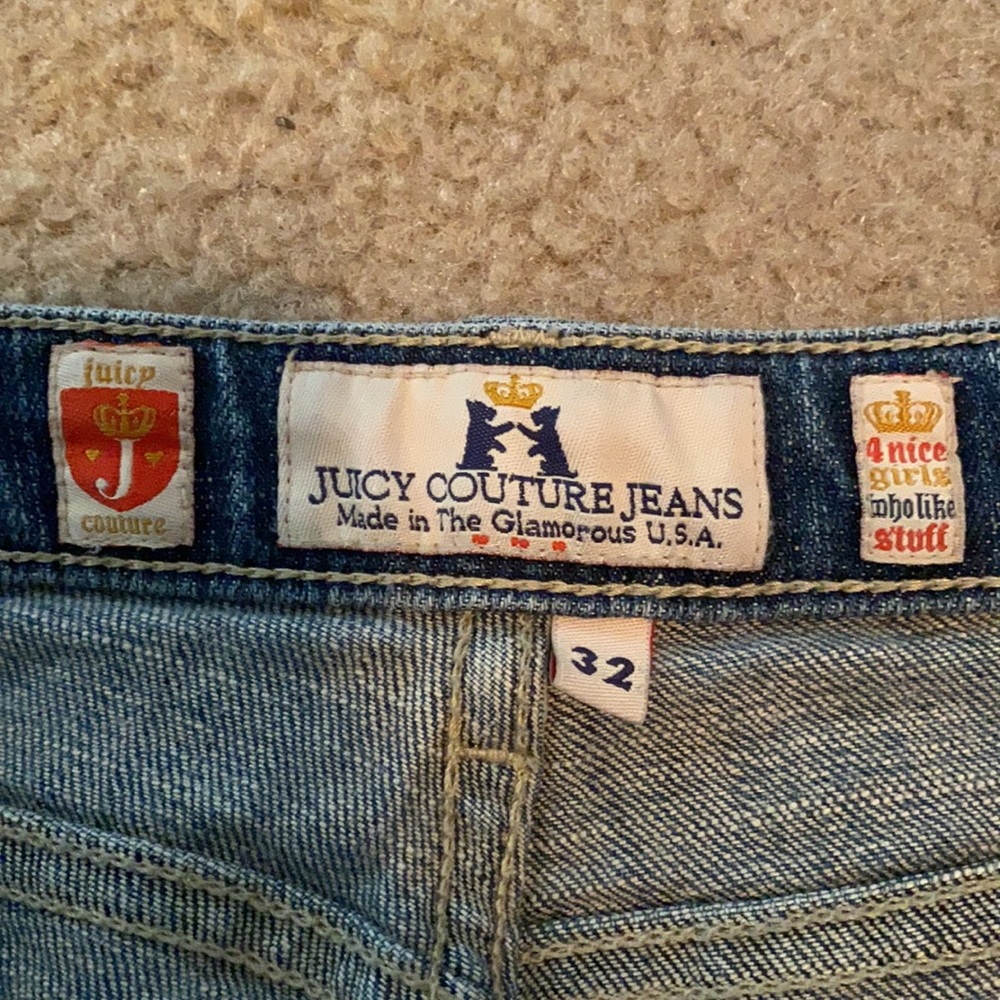 Juicy Couture Long Jean Shorts - Picture 4 of 4